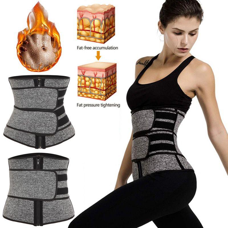 Trainer Waist Women Neoprene Sauna Belt Sweat Body Shaper Tummy Slimmer Control