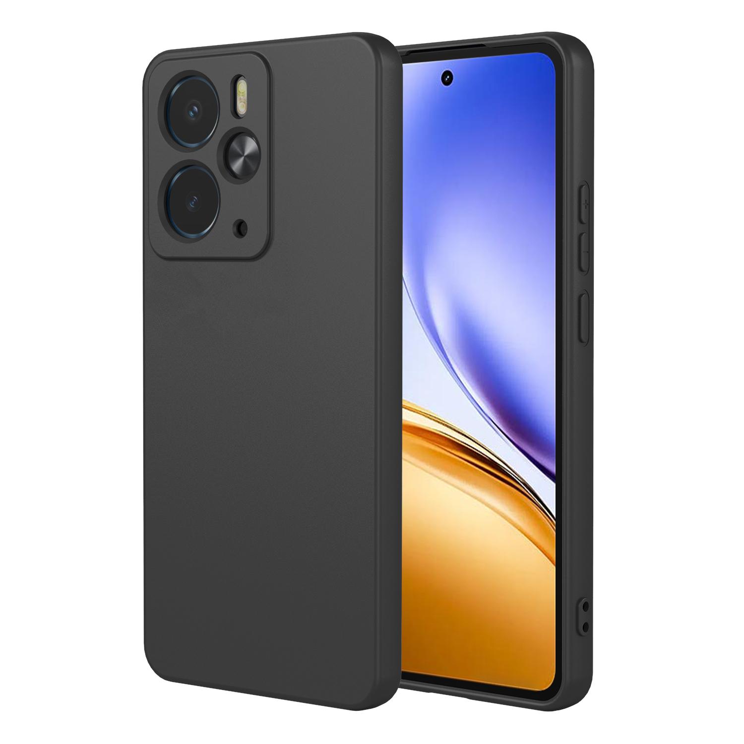 

М який рідкий силіконовий чохол для телефону Протиударний чохол для Realme 14 5G Realme 14T 5G Realme 14T 5G чорний