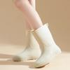 Fashion 2025  Fashionable Medium-high Boot Rain Shoes For Women Waterproof Non-slip Kitchen Work Adult Rain Boots Women's