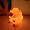 Niedliches Cartoon Capybara Nachtlicht Batterie Dimmbar Schlaf Nachtlampe Für Kinderzimmer Dekoration