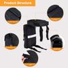 2pcs Atv Fender Bags Tank Saddlebags Rear Luggage Cargo Storage Bag