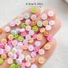 200Pcs color Resin Mini daisy flowers Flatback Flower Rhinestone Gem Scrapbook Wedding Ornament Applique Crafts DIY Nail Art