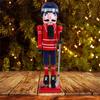 Christmas Hockey Player Holiday Wooden Nutcracker Puppet Sports Ornaments Table Centerpiece Friends Gift