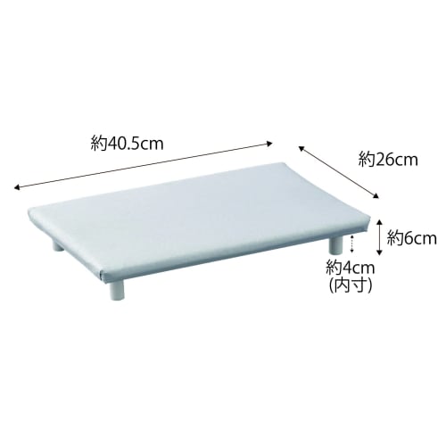 Yamazaki (Yamazaki) Tabletop Ironing Board with Legs, Aluminum, Small, Silver, Approx. W40.5 X D26 X H6cm, Comfortable Hanging, 5779