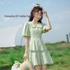 New French Sweet Girl Style Slimming Fairy Net Yarn Dress