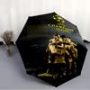 1 Stück B-BVB Regenschirm, Sonnenschutz und UV-Schutz. Es hat acht stabile Rippen für den Außenbereich und ist perfekt als Weihnachtsgeschenk.