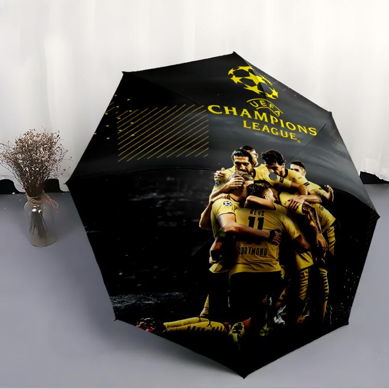 1 Stück B-BVB Regenschirm, Sonnenschutz und UV-Schutz. Es hat acht stabile Rippen für den Außenbereich und ist perfekt als Weihnachtsgeschenk.