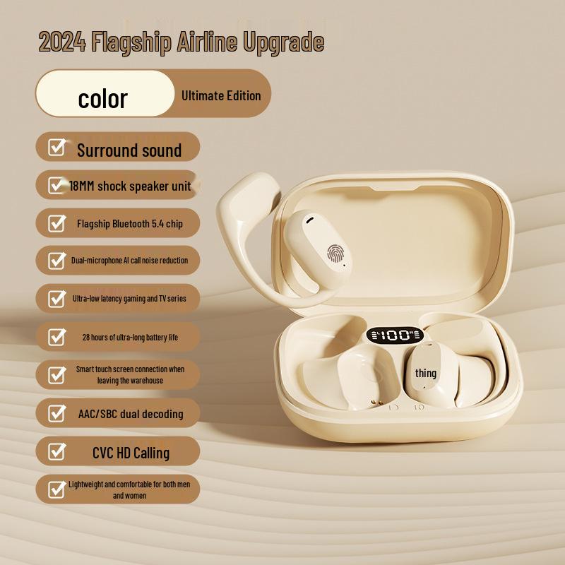 GT280 Wireless Sports Bluetooth Headset: Over-Ear, In-Ear, Air Conduction, Long Battery Life