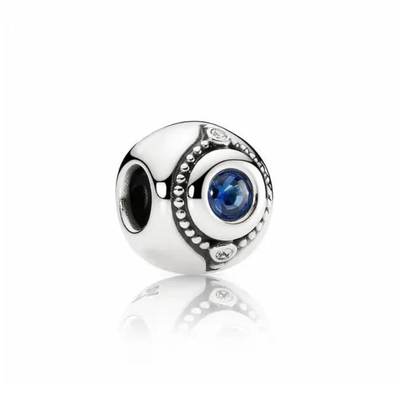 Copper Blue Series Turtle Owl Leaf Clouds Charm Bead Fit Original Pendant Bracelet Diy Jewelry Gift