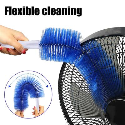 Fan Fırçası Bükülebilir Mikrofiber Toz Alma Aleti Ev Tipi Toz Alma Aleti Klima Mobilya Kepenk Araba Temizleyici İçin Temizleme Fırçası