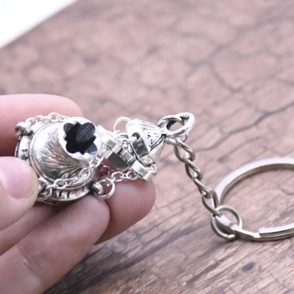 DIY Religious Keychain Pendant Unique Design Christian Incense Car Key Ring Pendant  Office Decor