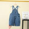 Children's Denim Overalls, Boys and Girls Pants, Big Children's Fashion Casual Summer Clothes