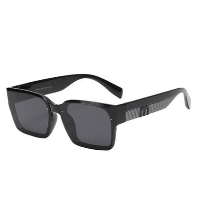 Fashion Luxury Designer Sunglasses Women M Letter Square Oversized Shades Elegant Trendy New Glasses