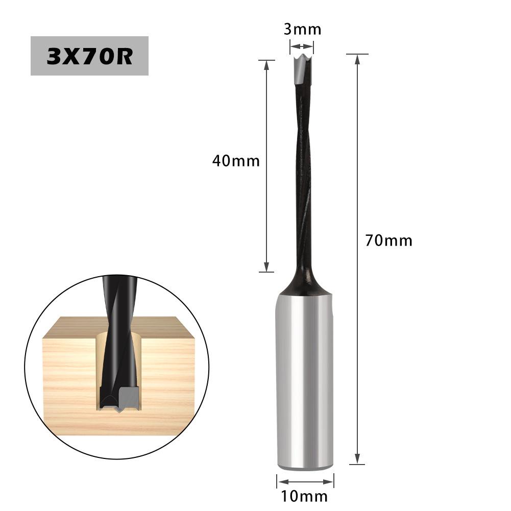 Woodworking Machinery Row Drilling Forward Reverse Alloy Woodworking Drill Bit Hole Opener 3-In-1 Hinge Tungsten Steel Drill Bit