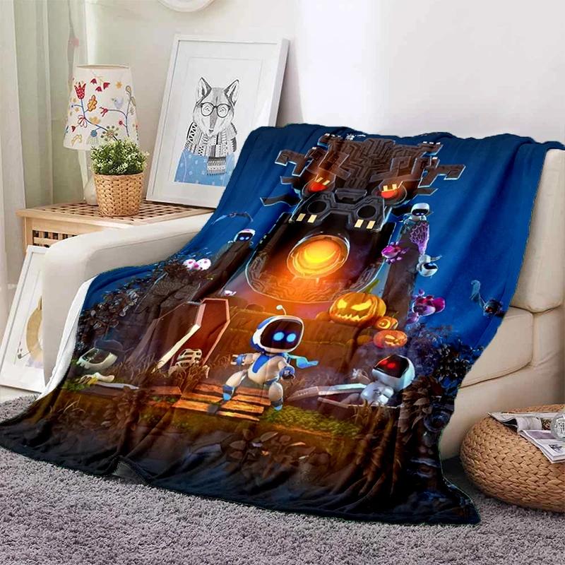 New 29 Style Astro Bot Game Cartoon Robot Gift Blanket,Soft Throw Blanket for Home Bedroom Bed Sofa Travel Picnic Cover Kids