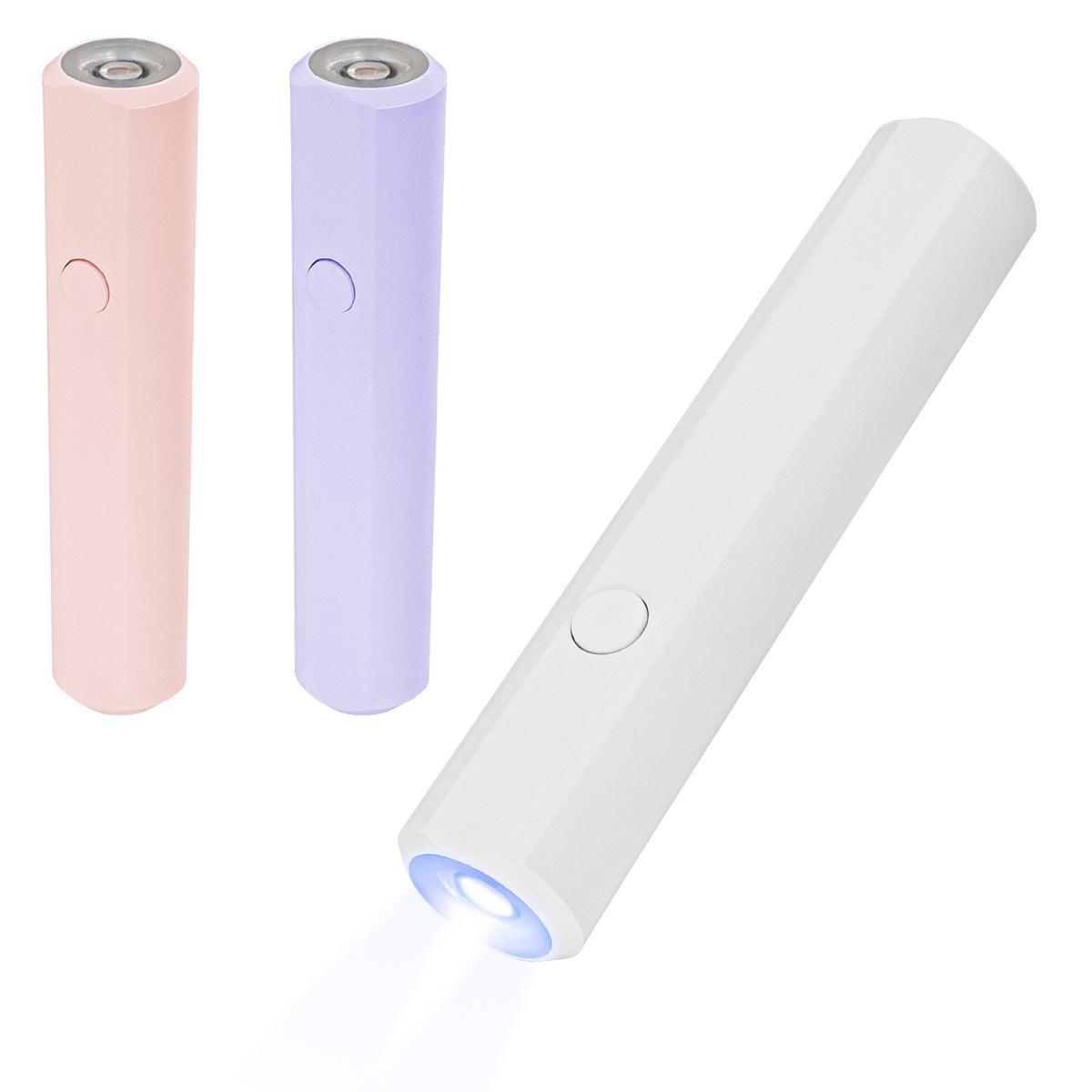 

Portable Handheld Rechargeable Nail Lamp - Mini Wearable Curing Light фіолетовий
