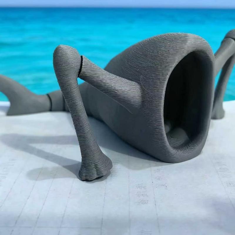 1/4pc 3D Printing Sea Eater Bloop Gran Maja Action Figure Miniature Plaything Figure Xmas Present Joint-movable Deep Sea Monster Statues
