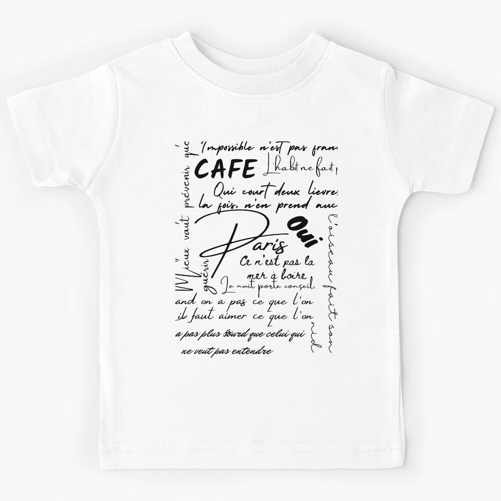 French Sayings Kids T-Shirt 110