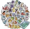 96 pieces of cute anime Pokmon stickers, cartoon sticker decorations, DIY laptop decals, reward gifts, student toys party gifts