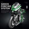 2088PCS H2 SX Motorcycle Building Blocks City Racing Motor Bike Model Bricks Desktop Decoration Display Children's DIY Toy Gifts