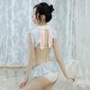 Sexy Underwear Women's Sexy Hollow Soft Cute Rabbit Ears Student Uniform Three Points Temptation Sweet Beautiful Woman Servant Suit