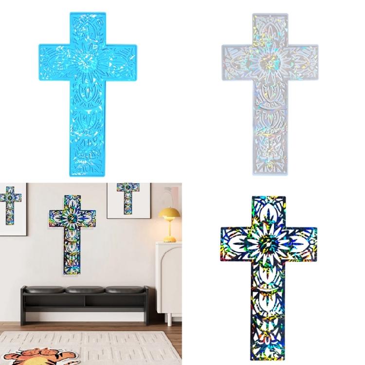 Multipurpose Sturdy Silicone Mould for Crosses Plaster Accessory Portable for Artistics and Craft Supplies Lovers