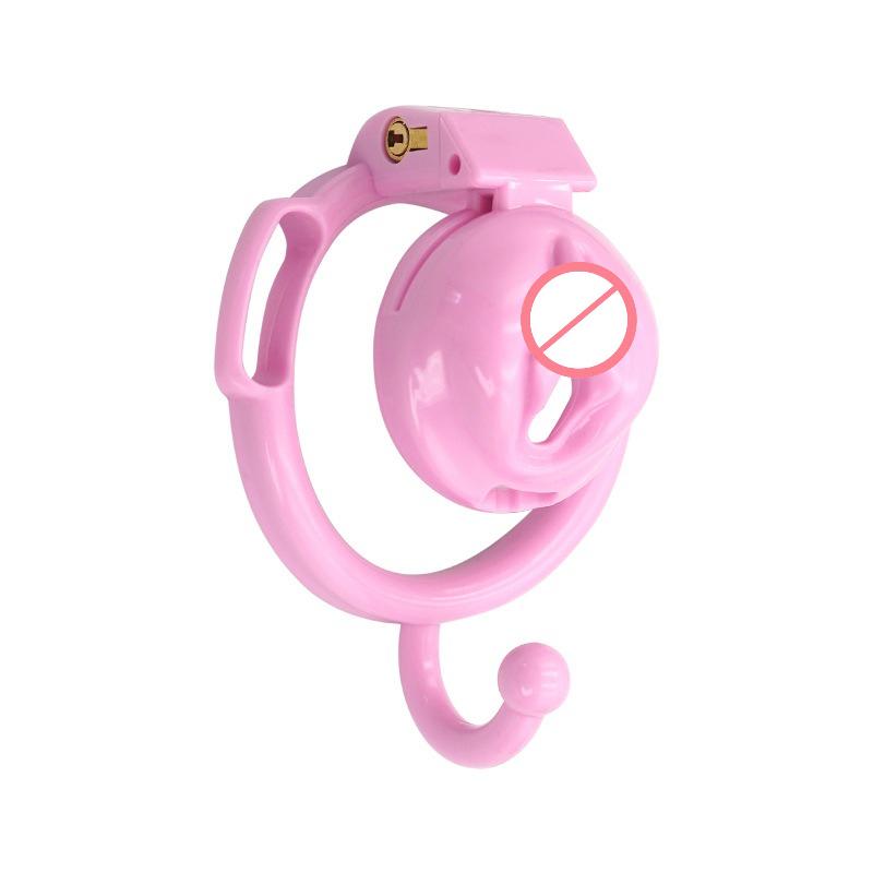 Male Chastity Device Restrain Sex Toy Penis Ring Penis Bondage Gear Femboy Toy Fake Vagina Chastity Lock CB Lock Chastity Cage