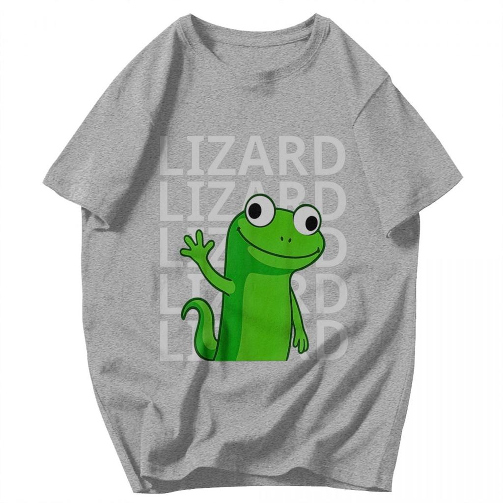 Men T Shirt Lizard Meme Cute Idea Y2K Graphic Quality Unisex Clothing T Shirts