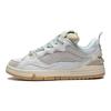 Li Ning We Wo Golden Non-Slip Wear-Resistant Low-Top Skate Shoes Women Skate Shoes White Gray AECS074-3