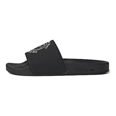 Andre Saraiva x Adilette Slide The World Needs Love Unisexové tenisky Čierna Core-Black Kriedovo-biela GZ2201
