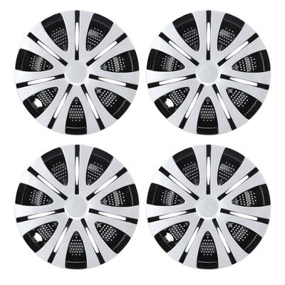 4 Pcs 13 Inch Wheel Hub Cap ABS Aerodynamic Wheel Rim Cover Protector for Most Cars Trucks Vans