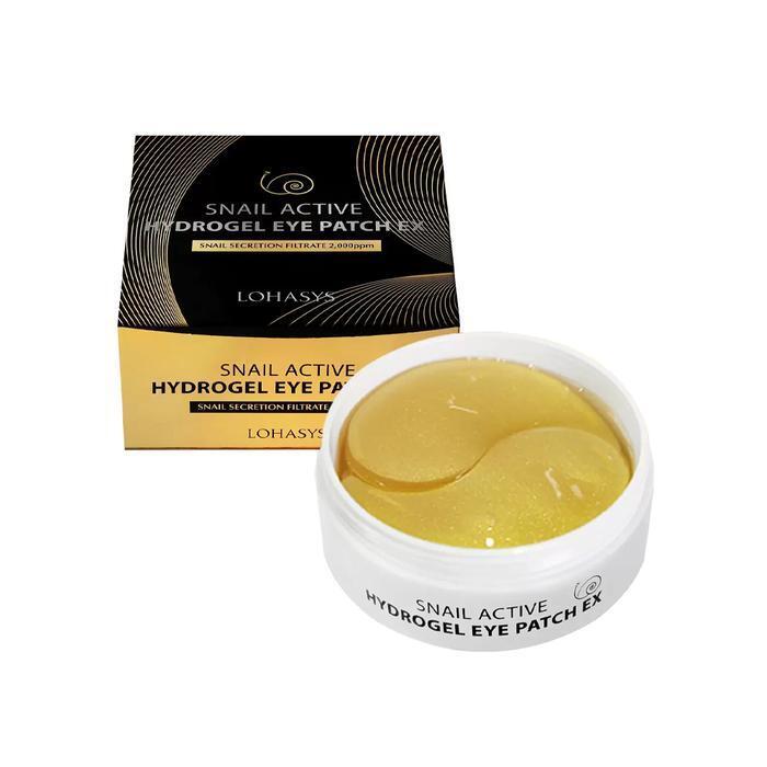 

LOHASYS Snail Hydrogel Eye Patch EX 60 Sheets x 2 (16164162) basic