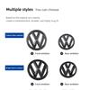 2pcs  Emblem Front Grille Rear Trunk  Sticker Badge Decals For VW Polo Golf MK6 MK7 MK8 Passat B6 B7 B8 Tiguan CC T-ROC Arteon Op8