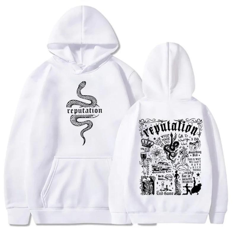 Pop Music Mikina Taylor Hudební Mikiny Taylor Reputation Mikiny Pánské Dámské Pulovry Dárek pro Fanoušky Swift Pulovry Vrcholy Streetwear