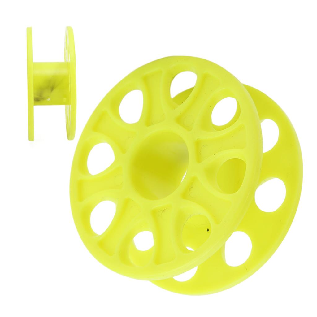 Finger Reel Compact Diving Finger Spool for Cave Diving and Technical Diving ActivitiesYellow