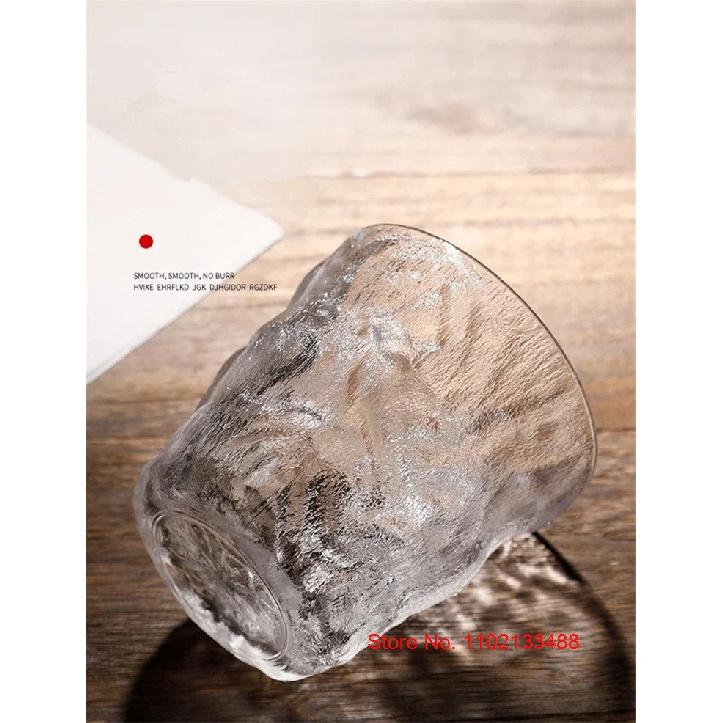 Glacier Whiskey Glass Gift Box Old-fashioned Crystal Wine Cup Retro Chivas Rock Tumbler Snifter Japan Whisky Glasses For Testing