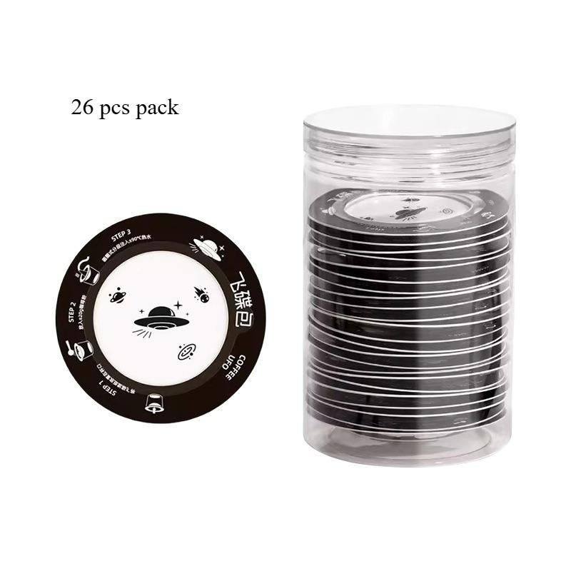 UFO Disposable Coffee Filters,for Drip Coffee,Portable Pour Over Coffee Filter,Perfect for Camping,Home,Office,Travel (canned)