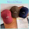 Women Embroidered Letter Casual Breathable Cotton Baseball Cap With Brim Curved