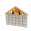 24-Day Christmas Advent Countdown Calendar Ornament Set for Home Decorations