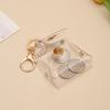 Transparent Mini Coin Purse Keychain Bag Charm Handbag Design Coin & Earphone Holder Novelty Miniature Purse Keychain