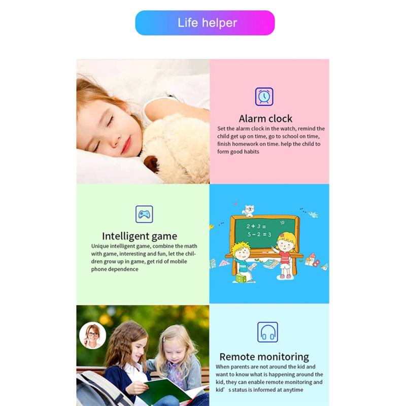 Παιδικό έξυπνο ρολόι αδιάβροχο Sos Positioning Finder Touch-Screen Call Phone Watch Q16s For Boy Girls