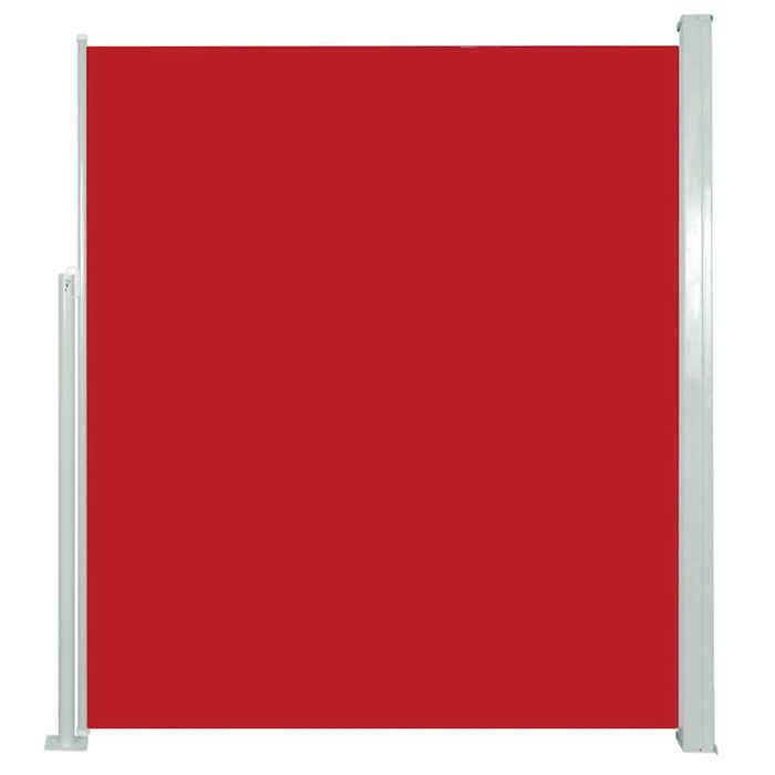 VidaXL Auvent latéral rétractable de patio 120x500 cm Rouge