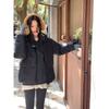Puff down jacket women's short winter small loose bread jacket thickened cotton jacket sweet