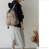 VITAFELICE Damen Rucksack aus Nylon mit 10 Taschen (vnsb-604z) (Grau Beige)