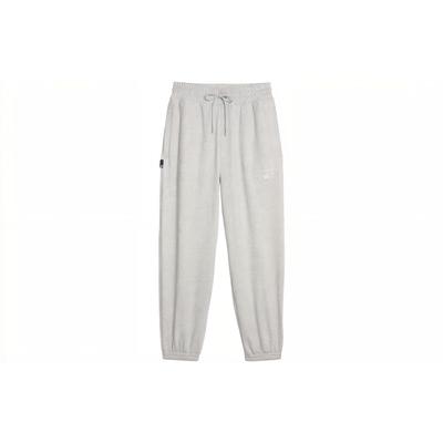 Letter Print Breathable Casual Knitted Sports Pants Women Bottoms Light-Mixed-Gray 623476-04