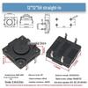 Waterproof Dustproof Vertical 4-Pin Micro Switch 12*12 Push Button (4.3/5/7/8/10/12mm)