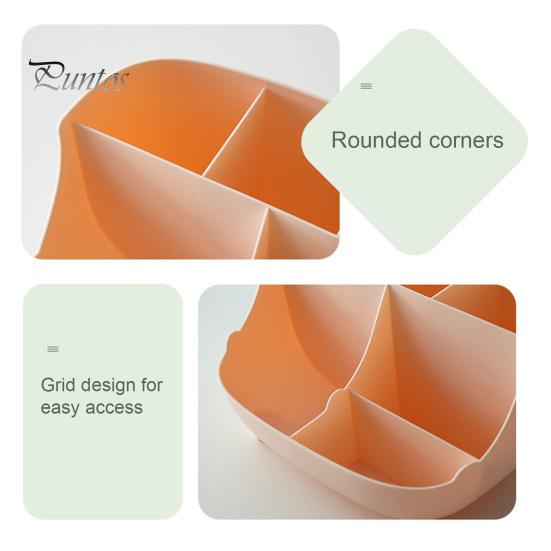 Organizer for Makeup Brushes And Tools Multi-functional Stationery Storage Box, Large Capacity 6 Grids Desk Organizer, Office Easy Access Case