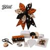 Kit de Couture pour la Fabrication d'Accessoires pour Cheveux Grand Nœud Patchwork Kit de Couture DIY Ensemble de Fournitures en Tissu Matériaux de Décoration faits à la Main Pack de Matériaux Décoratifs pour