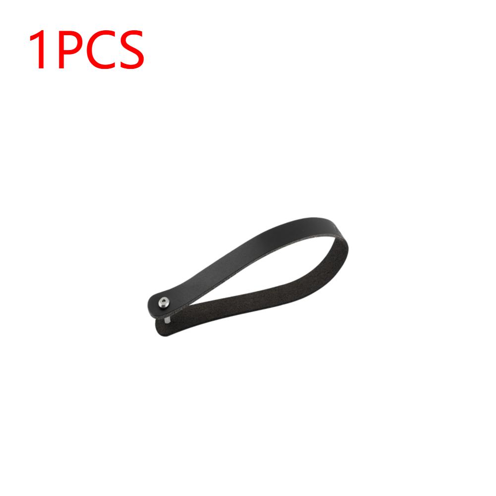 1/2/3Pcs Foldable Front Bag Quick Release Cowhide Handle Pull Ring Belt For Brompton Folding Bike Carrier Bicycle Accessories