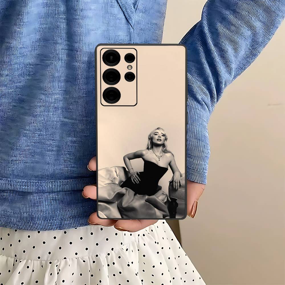 Singer S-Sabrina C-Carpenter Phone Case For Samsung S 24 fe 25 Ultra plus 20 lite 21 30 22 23 24 22 Ultra 5G Fundas